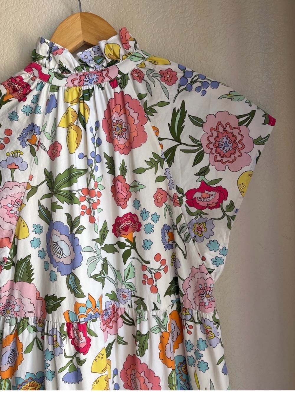 CROSBY by Mollie Burch Floral Sleeveless Womens Dress - Picture 5 of 10